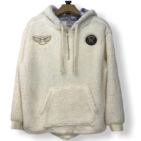 harry potter sherpa hoodie
